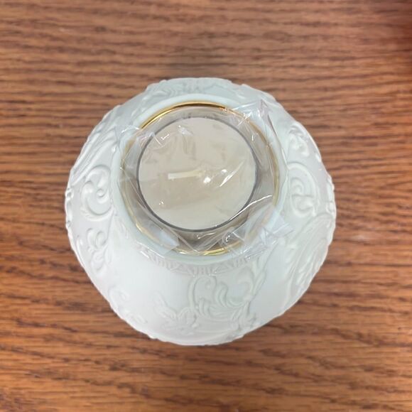 Lenox Holly Scrollwork Votive candle holder NIB ornamental glow - Picture 3 of 7